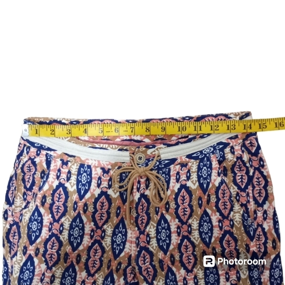 Pilcro Paz Ikat Joggers Royal Blue Sz 26 - Picture 12 of 16